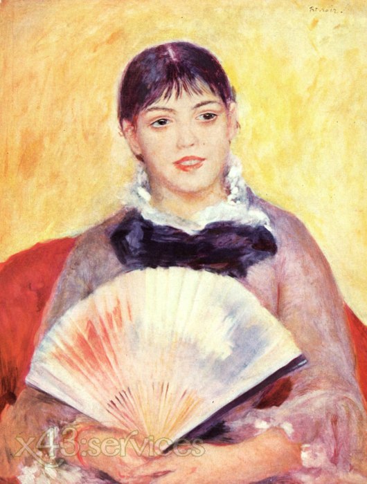 Auguste Renoir - Frau mit dem Faecher